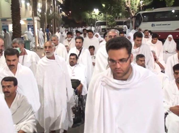 لبیک اولین گروه زائران ایرانی حج تمتع