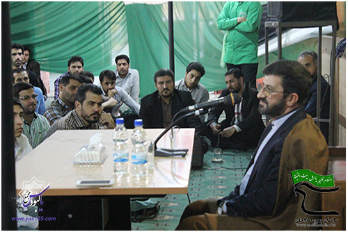 اجتماع بسیج مداحان در حسینیه شهدای بسیج برگزار شد