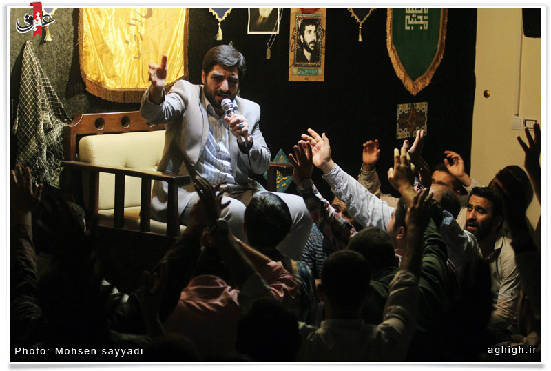 مراسم هیئت هفتگی حسینیه فاطمه الزهرا(س) برگزار شد