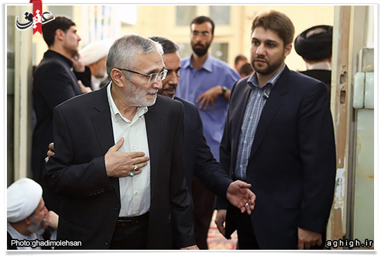 حضور مداحان اهل بیت در مجلس ترحیم والده آیت الله هاشمی شاهرودی