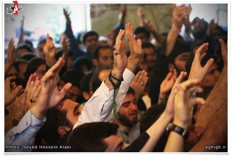 مراسم قرائت دعای عرفه در امام زاده علی اکبر(ع) چیذر برگزار شد