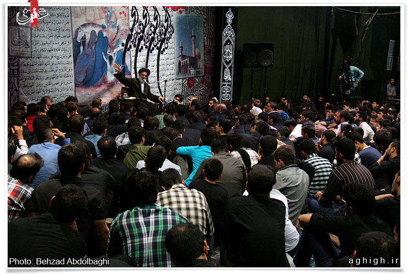 مراسم سوگواری شهادت حضرت مسلم در هیئت الرضا(ع) برگزار شد