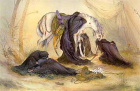 نصب «عصر عاشورا» در میدان امام حسین