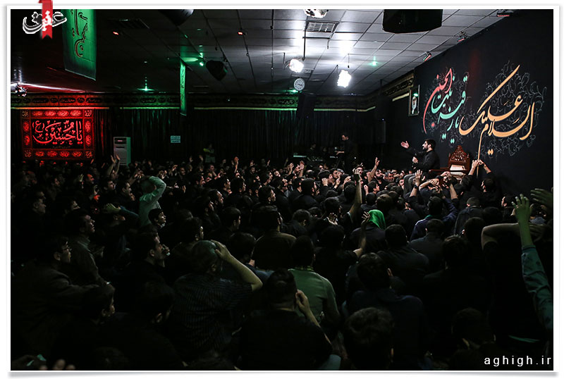 مراسم عزاداری شب شهادت حضرت رقیه(س) در هیئت ریحانه الحسین برگزار شد