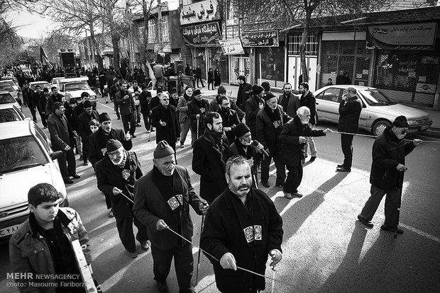 آئین عزاداری اربعین حسینی روشندلان