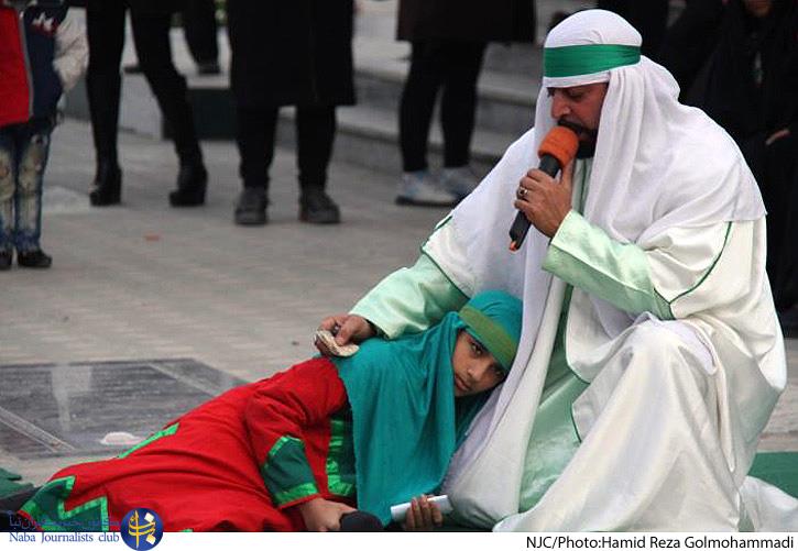 مراسم شبیه‌خوانی پیامبر(ص)، امام حسن(ع) و امام رضا(ع) در بابلسر برگزار شد