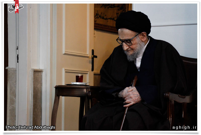 روضه ماهانه در منزل آیت الله ضیاء آبادی برگزار شد