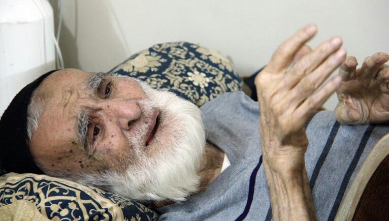 حاج علی آهی در بیمارستان شهید هاشمی نژاد به کما رفت