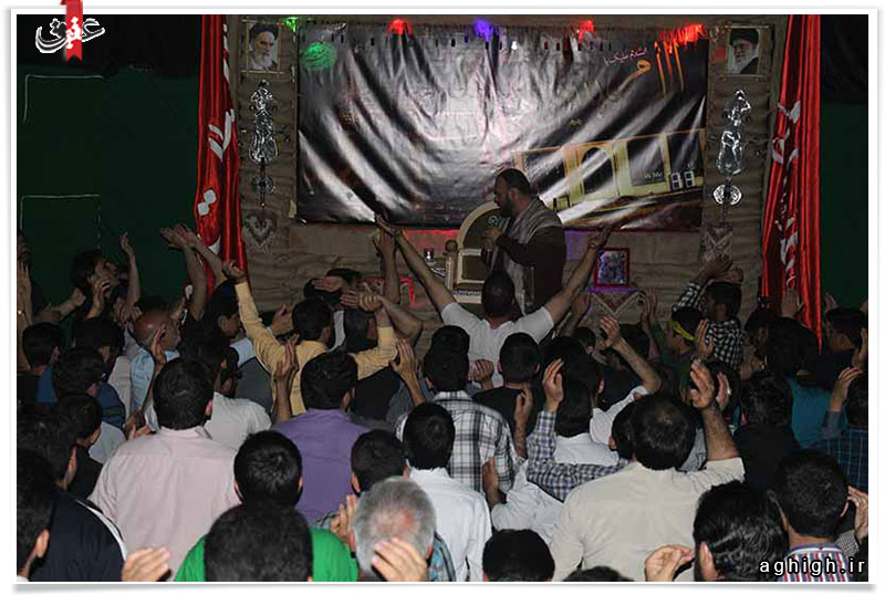 مراسم عزاداری ایام وفات حضرت ام البنین(س) در هیئت انصار ولایت یزد برگزار شد