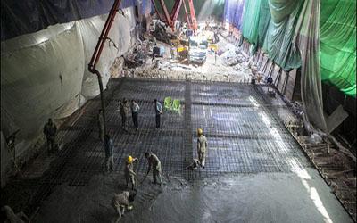 مراحل اجرای پروژه سرداب امام حسین(ع)