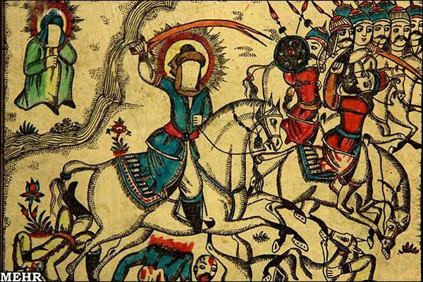 عاشورا به روایت آثار بزرگان نقاشی قهوهخانهای عاشورا به روایت آثار بزرگان نقاشی قهوهخانهای