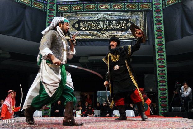 واقعه کربلا در بوستان ملت مشهد بازخوانی می شود