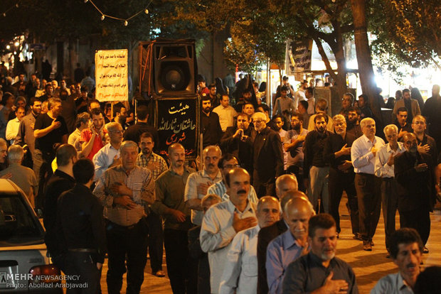 شهرری غرق در ماتم و عزا/ حضور هیئات مذهبی در قبله تهران