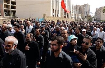 تجمع هیئات مذهبی در دارالشهدای تهران