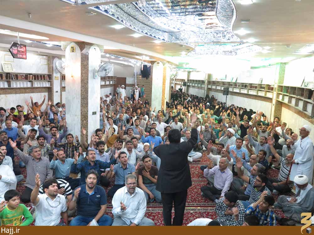 سخنراني و مديحه سرايي ايرانيان در حرم حضرت عباس(ع)