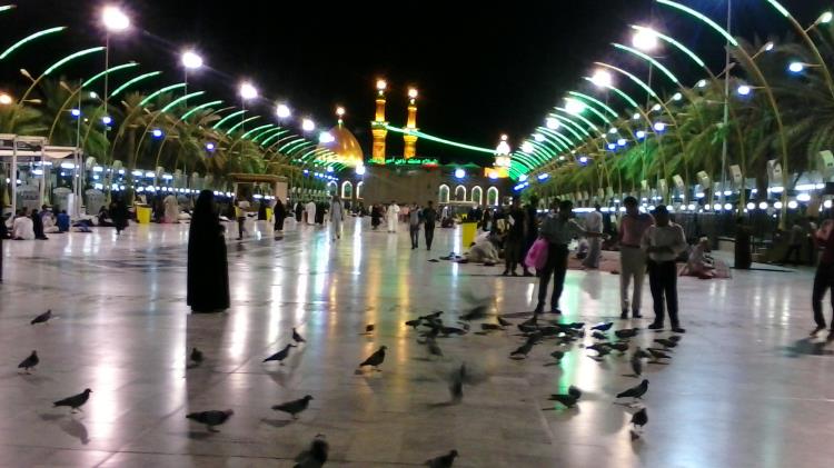 واقعه کربلا در بین‌الحرمین به تصویر کشیده می‌شود