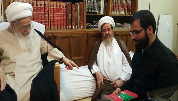 توصیه های آیت الله صافی گلپایگانی به حاج حسین سیب سرخی توصیه های آیت الله صافی گلپایگانی به حاج حسین سیب سرخی