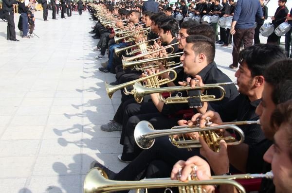 هم‌نوایی هزار ساز بادی برای استقبال از ماه محرم در اصفهان