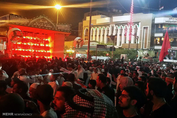 خدمات رسانی شهرداری منطقه ۸ به زائران کربلا