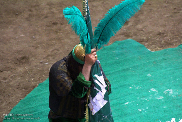 پیغمبرخوان تعزیه شیروان هنگام اجرای تعزیه از دنیا رفت