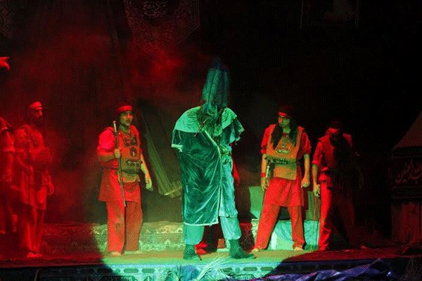 «ردای سرخ خورشید» بر قامت میدان امام حسین(ع) می‌نشیند