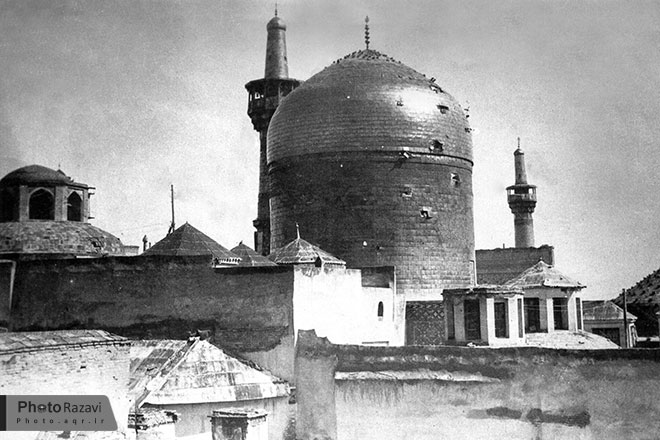 به توپ بستن گنبد طلا