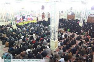 ویژه‌برنامه «بصیرت انقلابی» در آستان حضرت حسین بن موسی الکاظم(ع) طبس برگزار شد