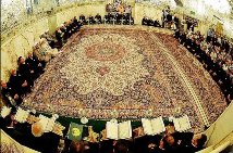 «صفه» آئین زمزمه‌های آسمانی با ترنم خضوع در حرم مطهر رضوی است