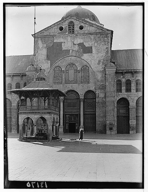 نمایی از مسجد اموی دمشق