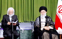 شعرخوانی مرحوم استاد حمید سبزواری در محضر رهبر انقلاب