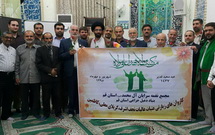 اعزام 8کاروان به عتبات توسط بنیاد دعبل استان قم