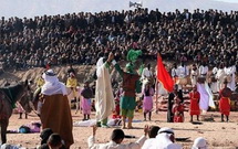 برپایی بزرگترین تعزیه میدانی کشور در روستای صحرا رود فسای فارس