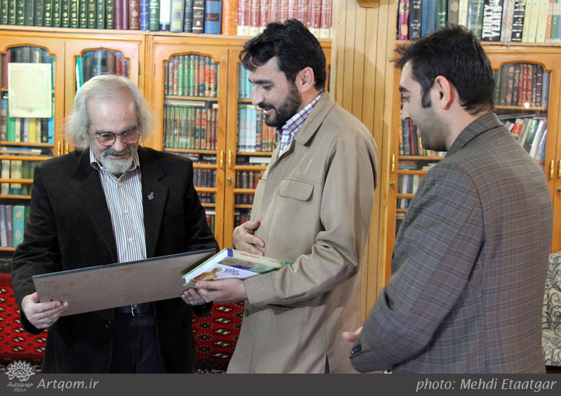 دیدار با استاد محمد علی مجاهدی در روز گرامیداشت پدر