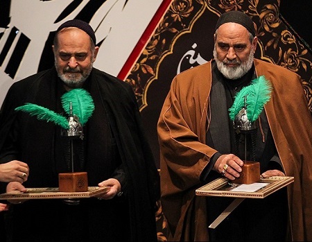 تجلیل از «یدالله بهتاش» و «مهدی آصفی» در اختتامیۀ همایش نوگلان حسینی