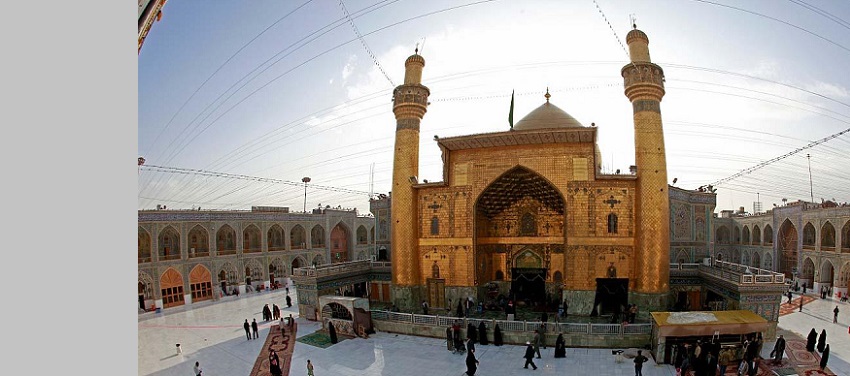 افزایش 20 برابری حرم امام علی(ع) در 5 سال افزایش 20 برابری حرم امام علی(ع) در 5 سال