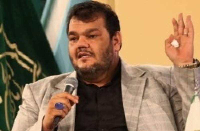 مرثیه خوانی حیدر خمسه در مراسم مسلمیه