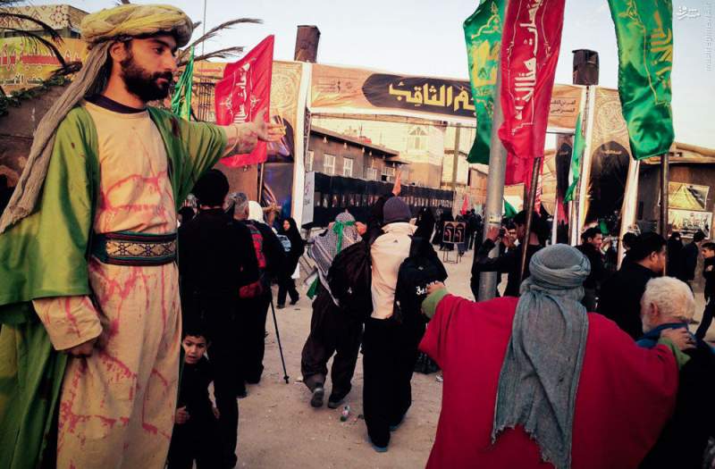 همراهی زائران اربعین با نمایش «رهسپار خیمه ها»