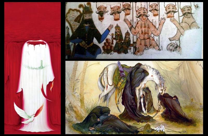 تصویرگری عاشورا، از نگارگری تا روایت تجریدی و نمادین معاصر