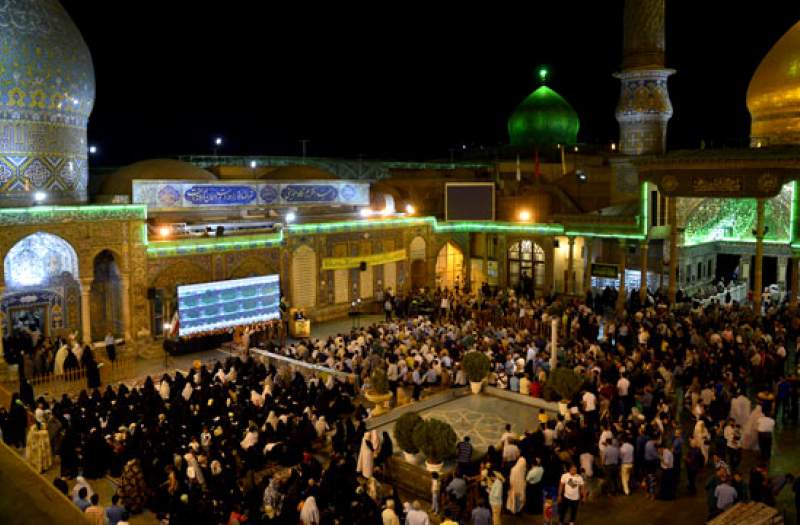 سوگواری آخر ماه صفر در آستان مقدس حضرت عبدالعظیم (ع)