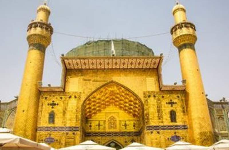 جدیدترین تصاویر از پیشرفت ۳۰ درصدی بازسازی ایوان نجف جدیدترین تصاویر از پیشرفت ۳۰ درصدی بازسازی ایوان نجف