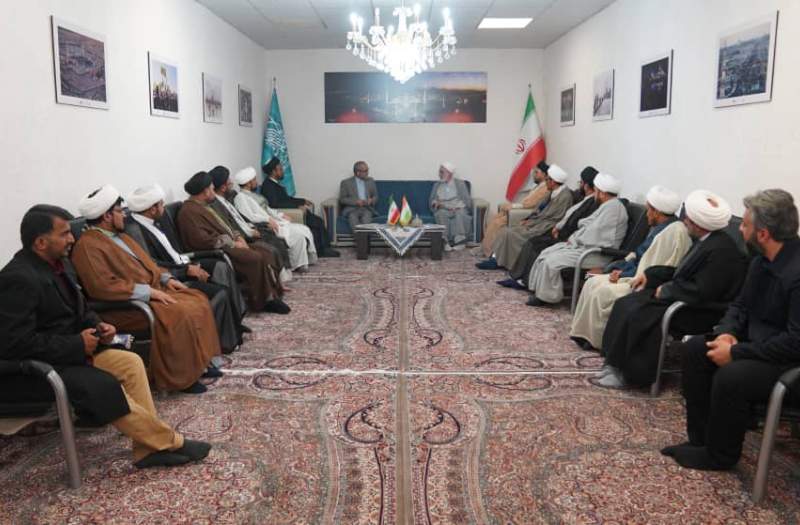 تشرف جمعی از ائمه جمعه ایالت های هندوستان به مسجد مقدس جمکران