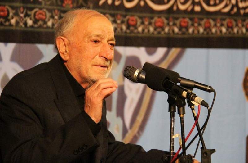 حاج رحیم حیدری مداح و پیرغلام حسینی دار فانی را وداع گفت