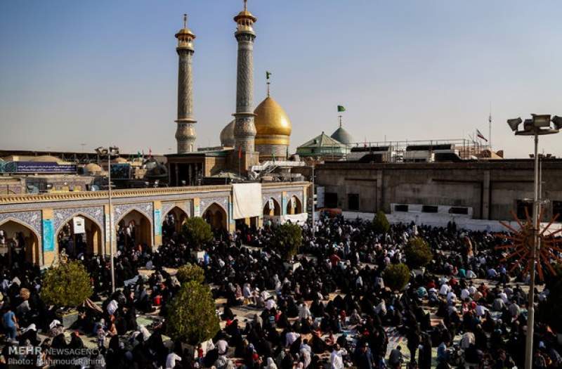 دعای عرفه در حرم حضرت عبدالعظیم حسنی(ع) قرائت می‌شود