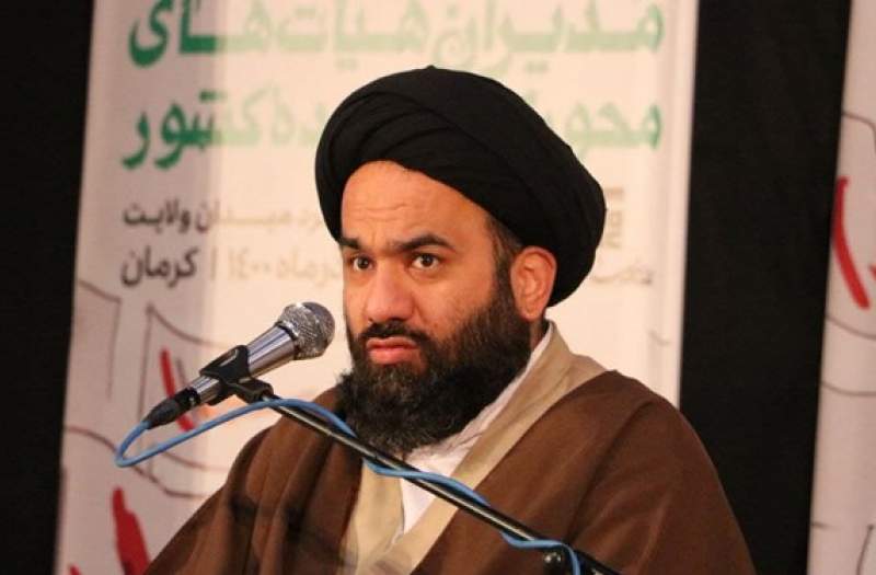 سید حسین آقامیری در جمکران منبر می‌رود