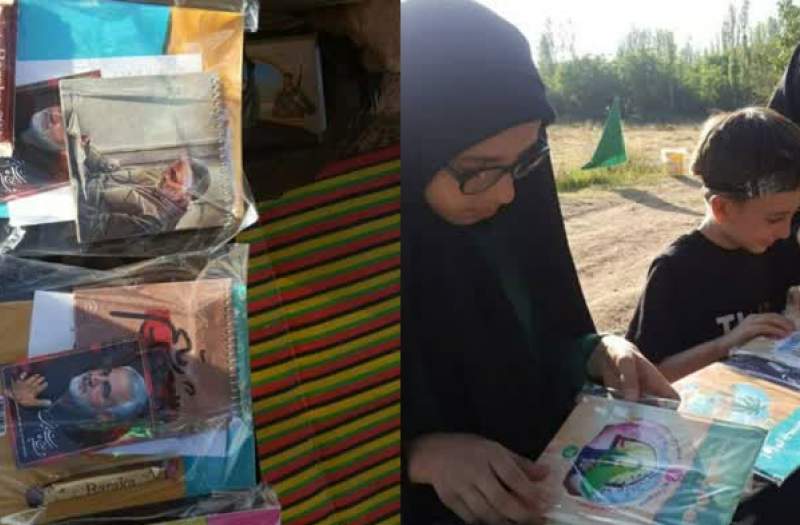 نذر کتاب با پول توجیبی کودکان «گلیرد» طالقان